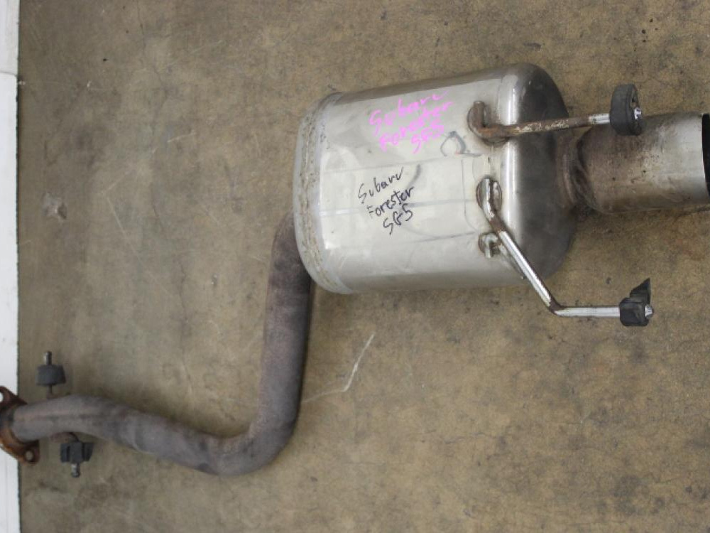 03-08 SUBARU FORESTER SG5 MUFFLER EXHAUST: Image 2