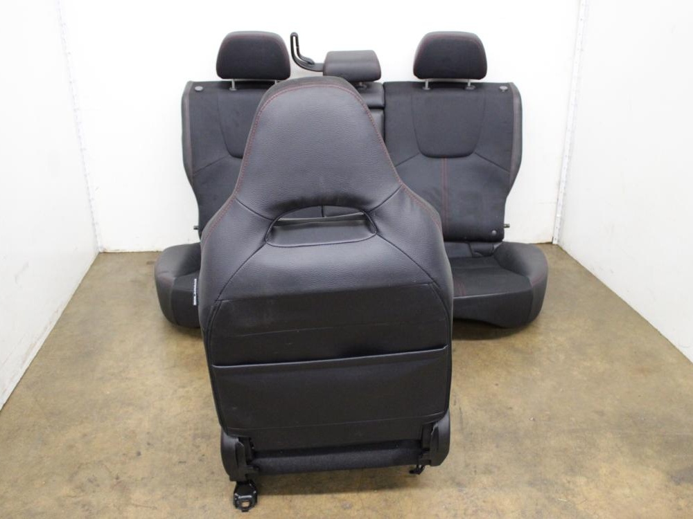 JDM 2008-2014 SUBARU IMPREZA WRX STI POWER LEATHER&CLOTH SEATS: Image 7