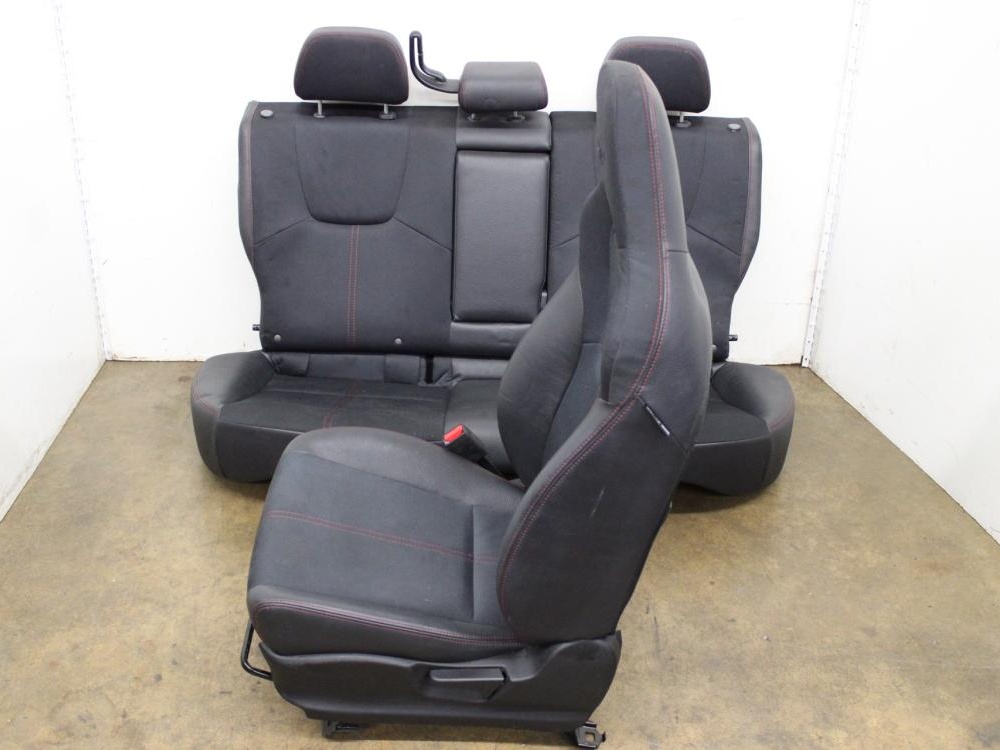 JDM 2008-2014 SUBARU IMPREZA WRX STI POWER LEATHER&CLOTH SEATS: Image 8