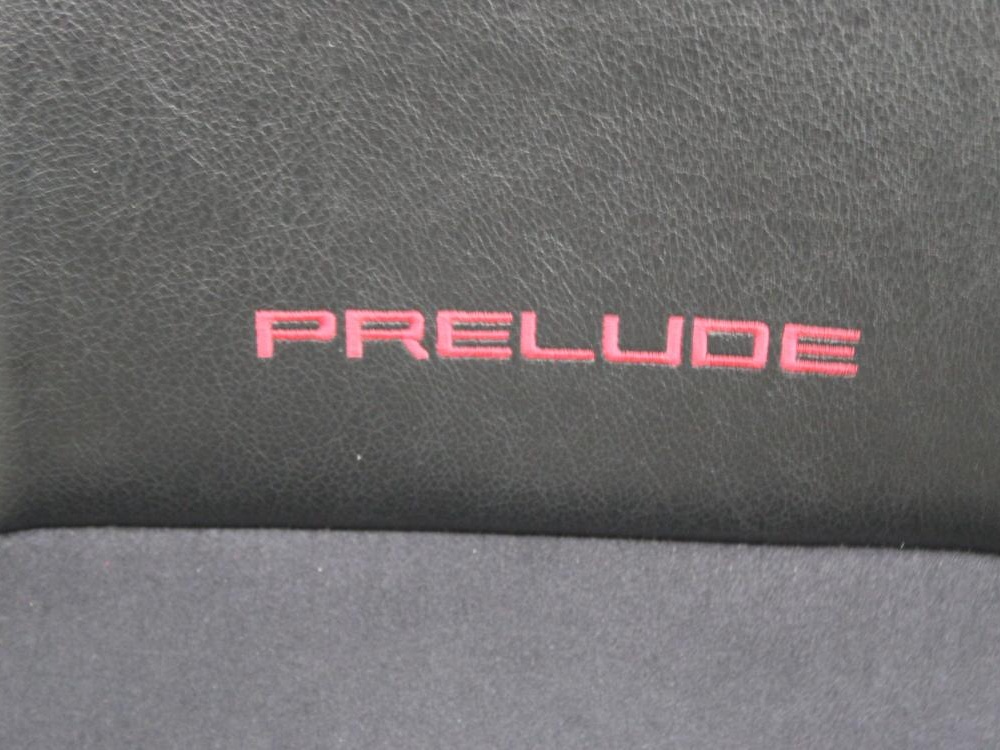 97-01 HONDA PRELUDE LEATHER & CLOTH FRONT SEATS SET OF 2 RIGHT AND LEFT WITH SLIDER : Image 2