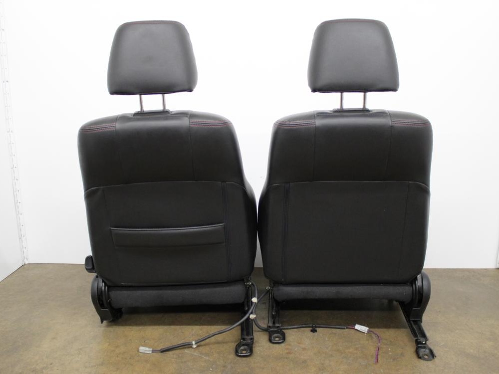 97-01 HONDA PRELUDE LEATHER & CLOTH FRONT SEATS SET OF 2 RIGHT AND LEFT WITH SLIDER : Image 5