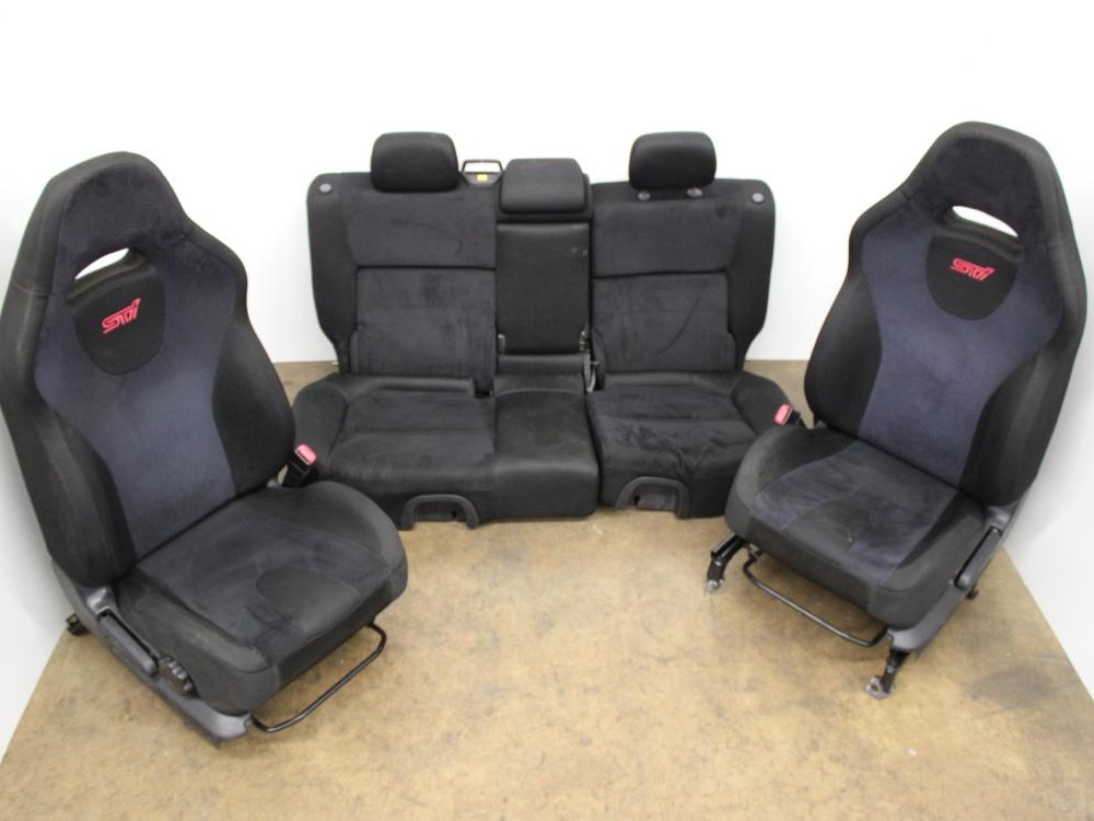 JDM 2003-2008 SUBARU FORESTER SG9 STI FRONT AND REAR SEATS: Image 11