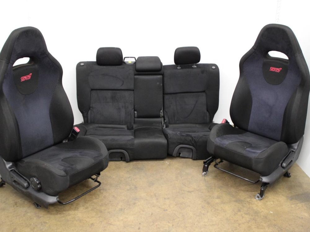 JDM 2003-2008 SUBARU FORESTER SG9 STI FRONT AND REAR SEATS: Image 12