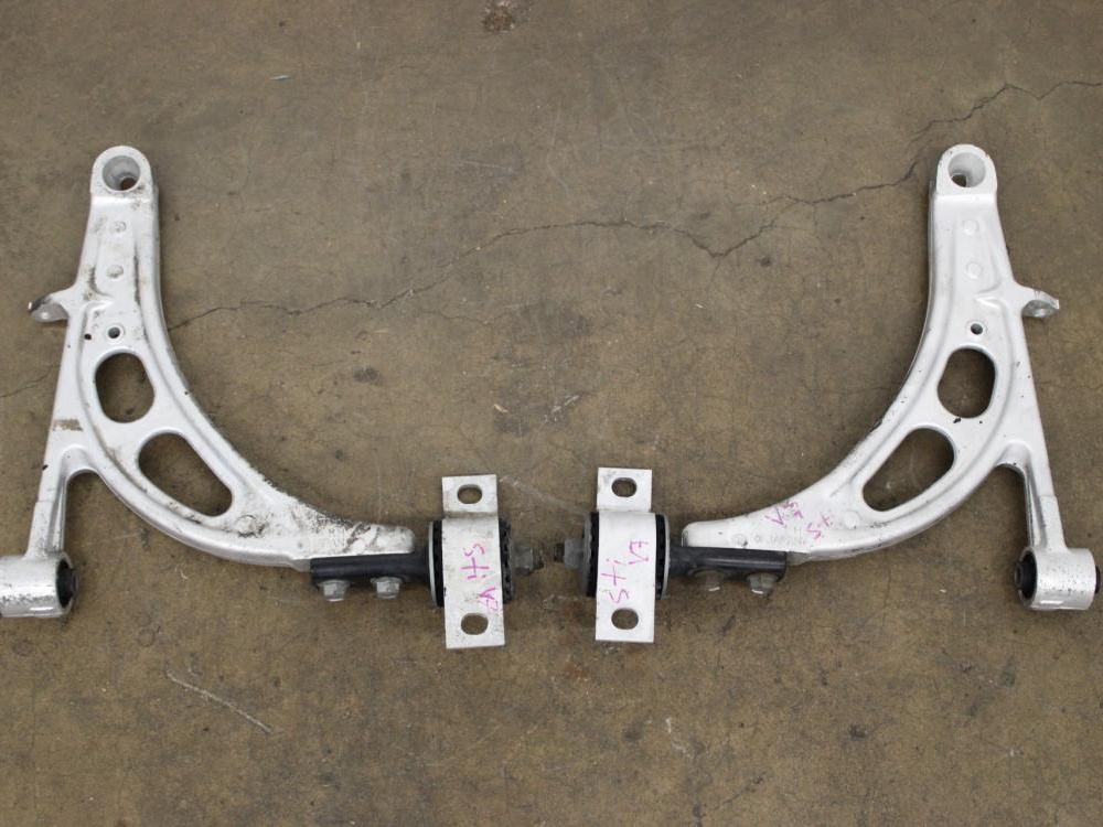 JDM 2002-2003 SUBARU IMPREZA WRX STI V7 OEM ALUMINUME FRONT LOWER CONTROL ARM: Image 4