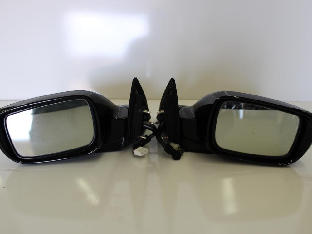 JDM 09-12 ACURA RL LEFT+RIGHT SIDES DOOR MIRRORS POWER, SIGNAL, BLACK: Image 1