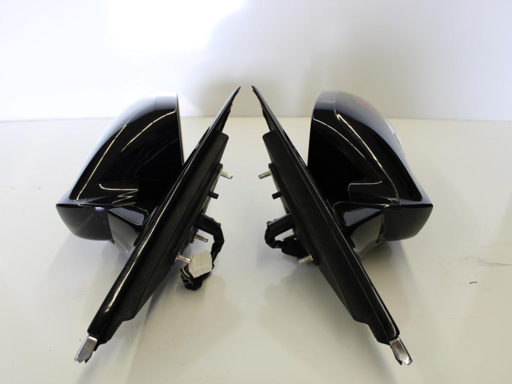 JDM 09-12 ACURA RL LEFT+RIGHT SIDES DOOR MIRRORS POWER, SIGNAL, BLACK: Image 8