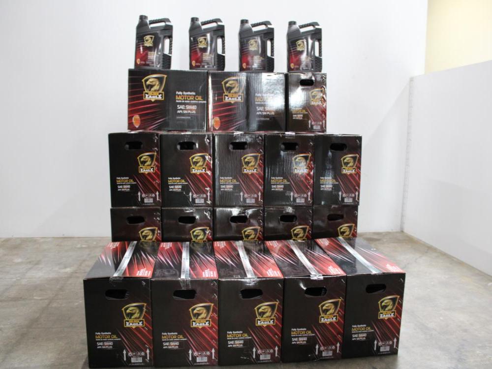 FULLY SYNTHETIC MOTOR 0IL SAE: 5W40 1.25USG 5Qts 4.73L USA FORMULATION (GOLDEN EAGLE) HOUSE BRAND: Image 1