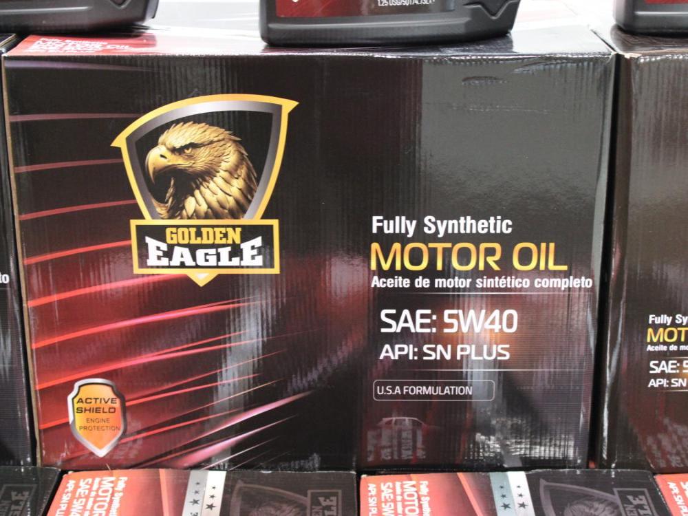 FULLY SYNTHETIC MOTOR 0IL SAE: 5W40 1.25USG 5Qts 4.73L USA FORMULATION (GOLDEN EAGLE) HOUSE BRAND: Image 5