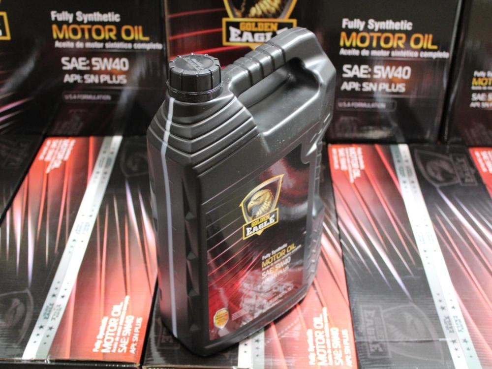 FULLY SYNTHETIC MOTOR 0IL SAE: 5W40 1.25USG 5Qts 4.73L USA FORMULATION (GOLDEN EAGLE) HOUSE BRAND: Image 12