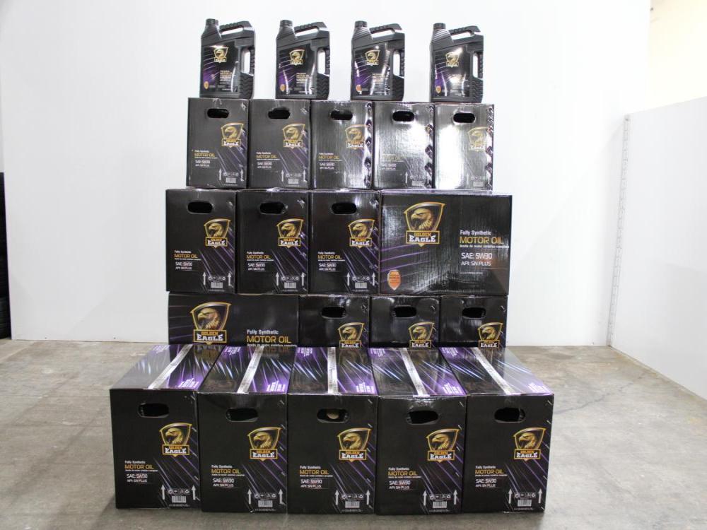 FULLY SYNTHETIC MOTOR 0IL SAE: 5W30 1.25USG 5Qts 4.73L USA FORMULATION (GOLDEN EAGLE) HOUSE BRAND: Image 1