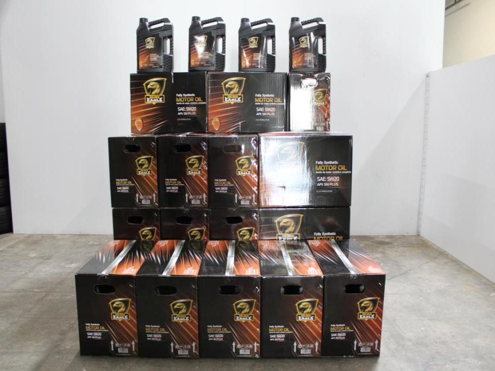 FULLY SYNTHETIC MOTOR 0IL SAE: 5W20 1.25USG 5Qts 4.73L USA FORMULATION (GOLDEN EAGLE) HOUSE BRAND: Image 1