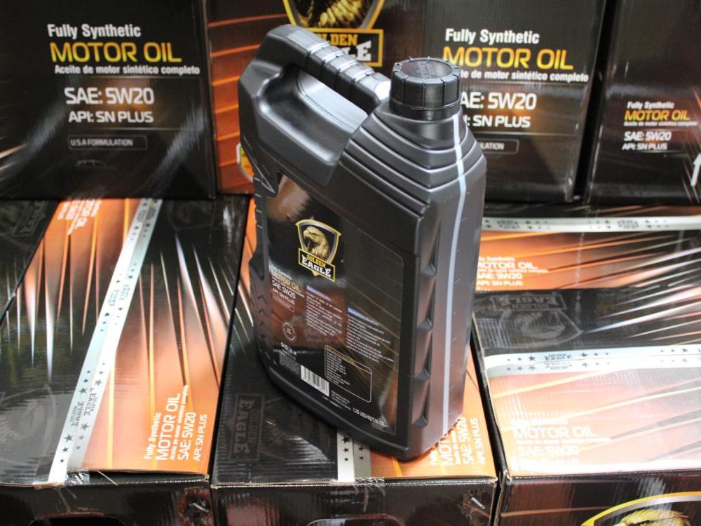 FULLY SYNTHETIC MOTOR 0IL SAE: 5W20 1.25USG 5Qts 4.73L USA FORMULATION (GOLDEN EAGLE) HOUSE BRAND: Image 10