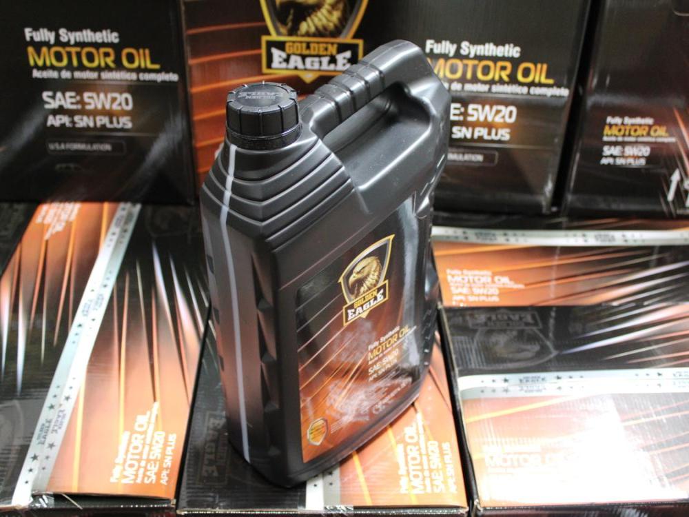 FULLY SYNTHETIC MOTOR 0IL SAE: 5W20 1.25USG 5Qts 4.73L USA FORMULATION (GOLDEN EAGLE) HOUSE BRAND: Image 11
