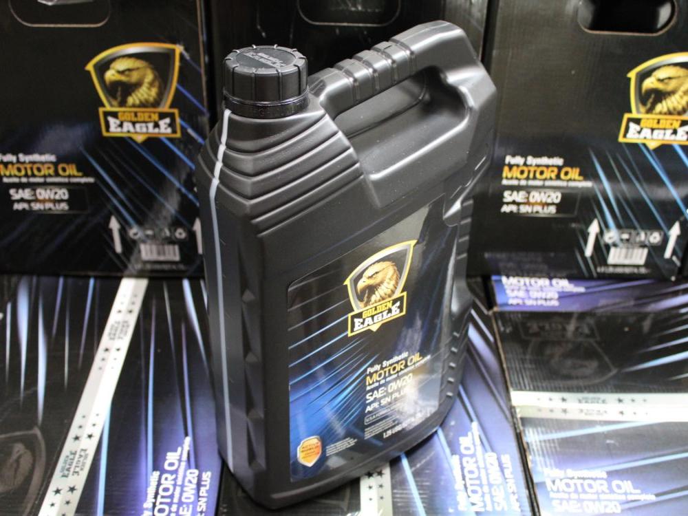 FULLY SYNTHETIC MOTOR 0IL SAE: 0W20 1.25USG 5Qts 4.73L USA FORMULATION (GOLDEN EAGLE) HOUSE BRAND: Image 9