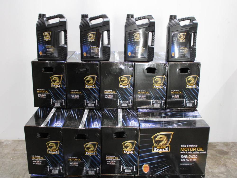 FULLY SYNTHETIC MOTOR 0IL SAE: 0W20 1.25USG 5Qts 4.73L USA FORMULATION (GOLDEN EAGLE) HOUSE BRAND: Image 3