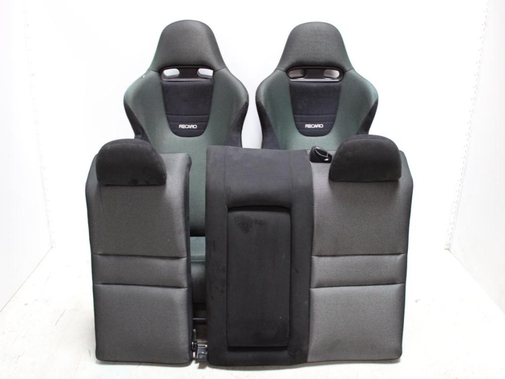03 08 JDM HONDA ACCORD EURO-R CL7 CL9 OEM RECARO SEATS FRONT & REAR ACURA TSX: Image 1