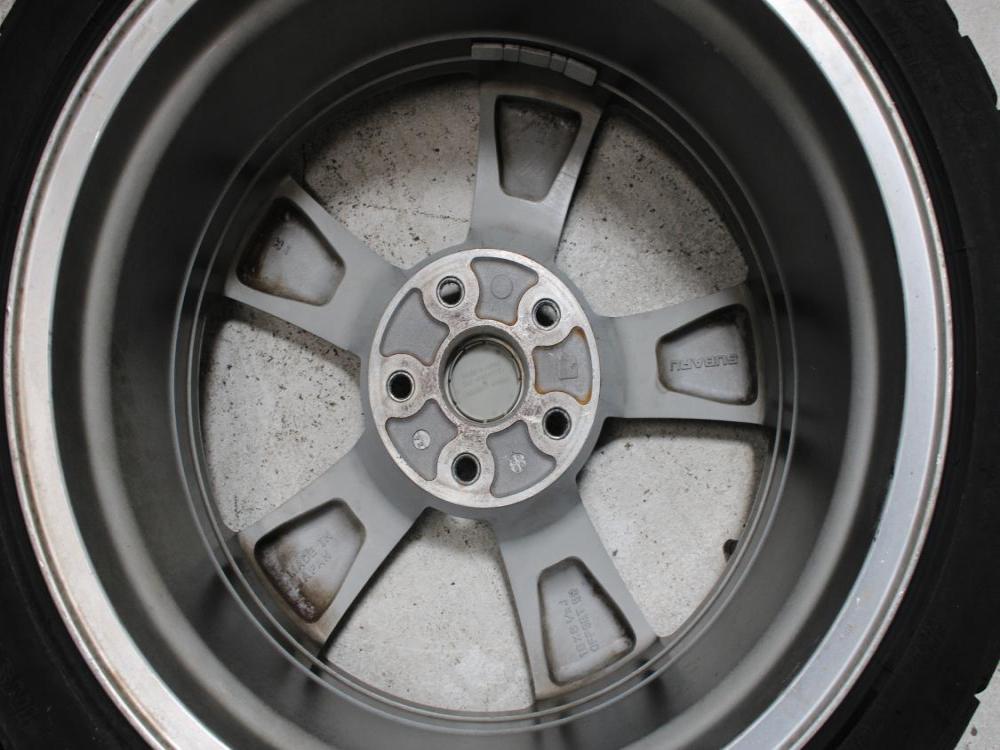 JDM STI 5X114.3 BOLT PATERN 18X8.5J RIMS + BRIDGESTONE BLIZZAK 245/40/R18 93S WINTER TIRES SET OF 4: Image 9