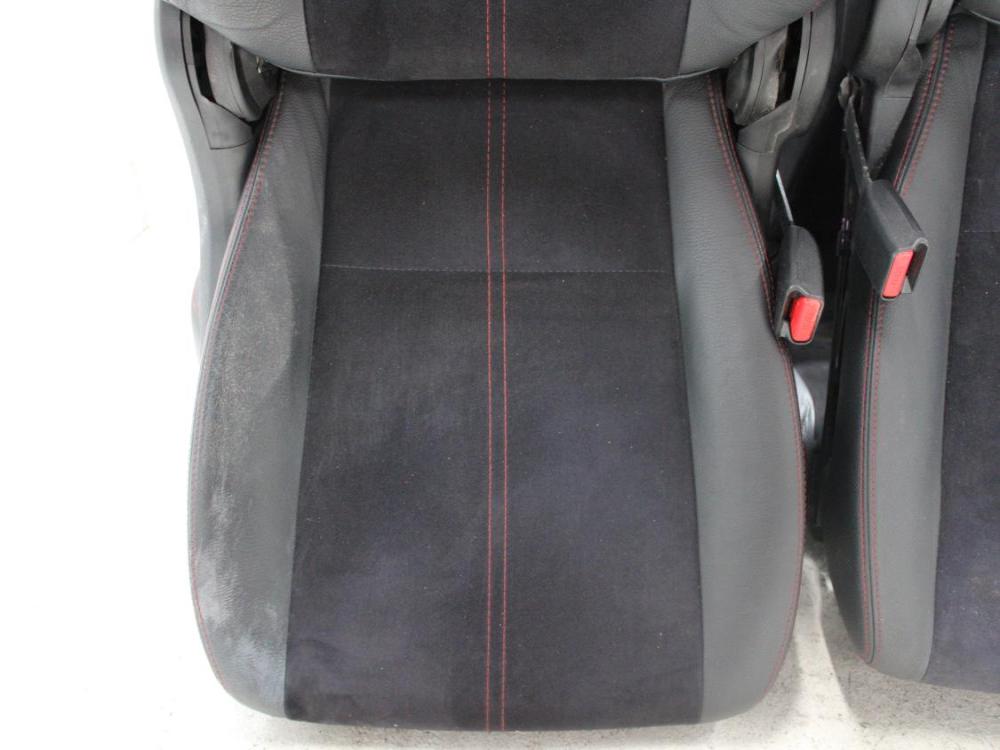 JDM 2008-2014 SUBARU IMPREZA WRX STI POWER LEATHER&CLOTH SEATS: Image 5