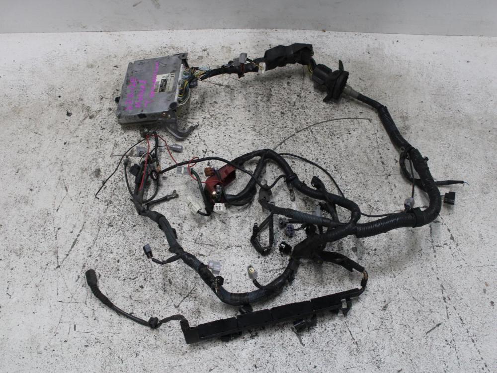 JDM 00-05 TOYOTA 2ZZ-GE WIRE HARNESS WITH ECU: Image 1