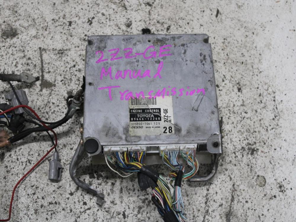 JDM 00-05 TOYOTA 2ZZ-GE WIRE HARNESS WITH ECU: Image 2
