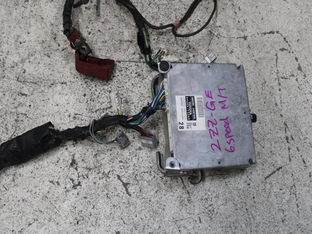 JDM 00-05 TOYOTA 2ZZ-GE WIRE HARNESS WITH ECU: Image 2
