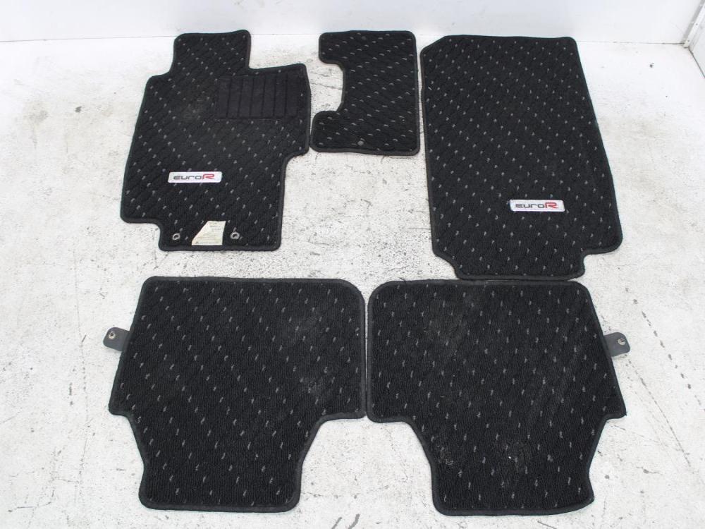 JDM Honda Accord CL7 TSX EuroR Genuine Floor Carpet Mat In Good Condition Full Set: Image 3