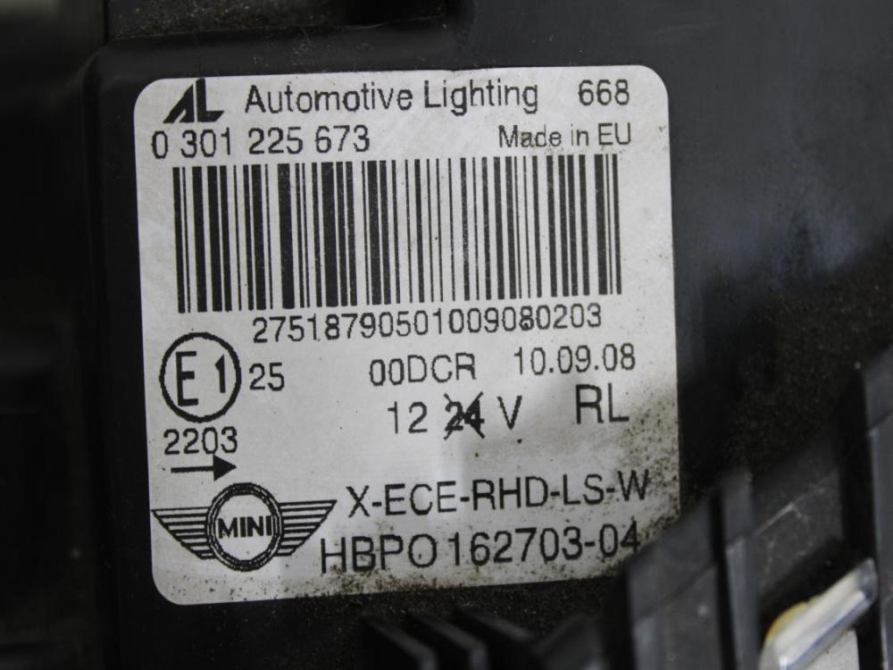 2007-2015 MINI COOPER X-ECE-RHD-RS+LS-W HID HEADLIGHTS SET OF 2 RIGHT&LEFT: Image 15