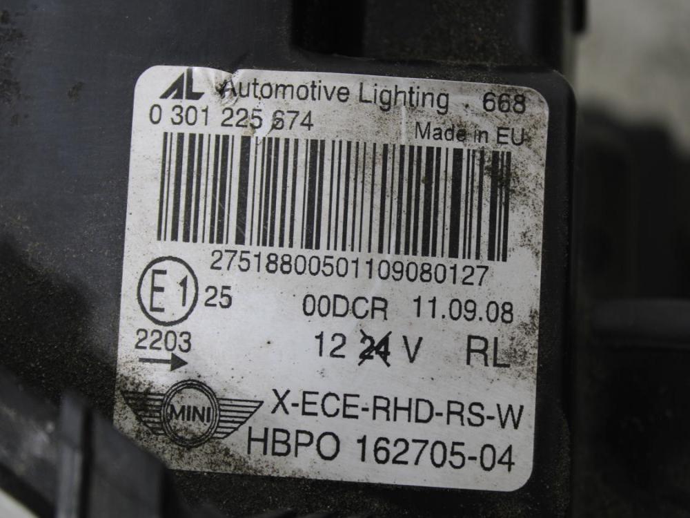 2007-2015 MINI COOPER X-ECE-RHD-RS+LS-W HID HEADLIGHTS SET OF 2 RIGHT&LEFT: Image 16