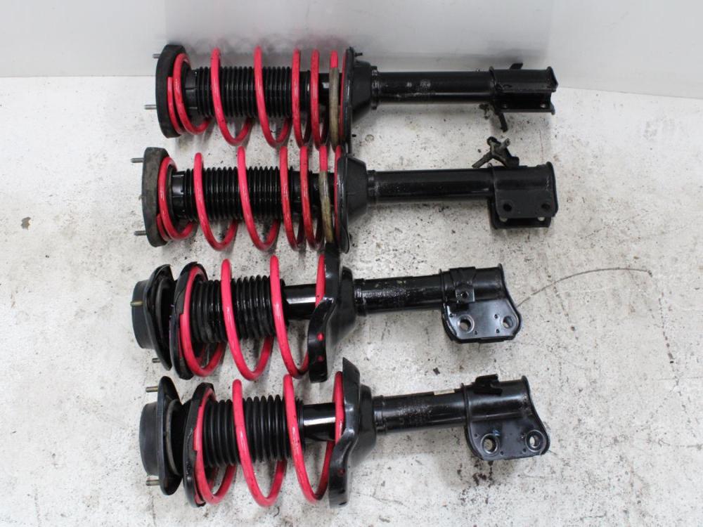 2003-2008 JDM Subaru Forester STI SG9 OEM KYB Struts Shocks Suspensions 5×100 Set: Image 4