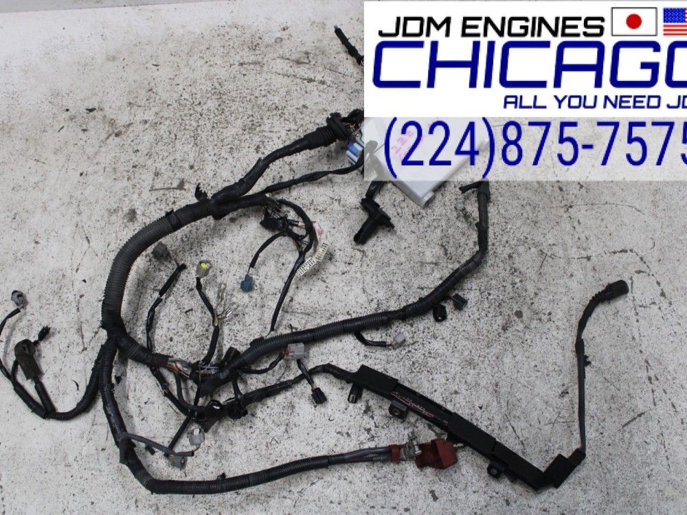 JDM 00-05 TOYOTA 2ZZ-GE WIRE HARNESS WITH ECU