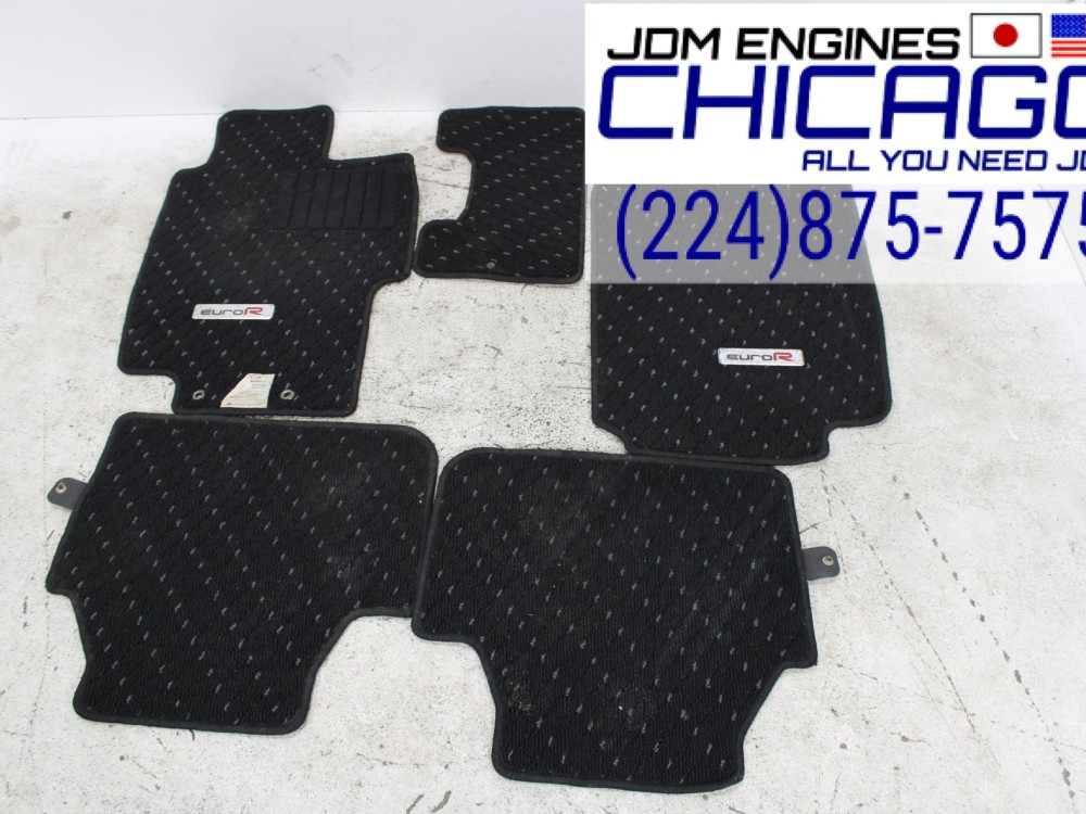 JDM Honda Accord CL7 TSX EuroR Genuine Floor Carpet Mat In Good Condition Full Set