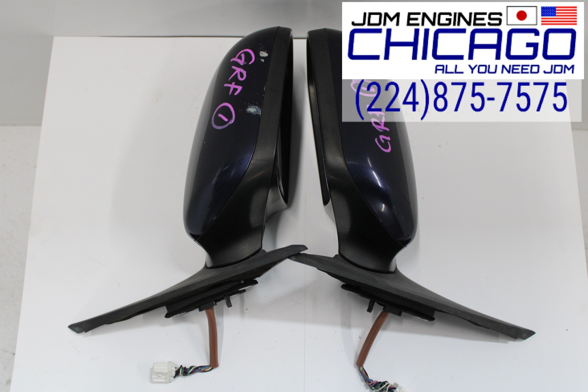Genuine OEM Subaru Engine Motor Mounts Set For 2008-2014 Impreza WRX STi (Left & Right, D1010FE110 / D1010FE120)