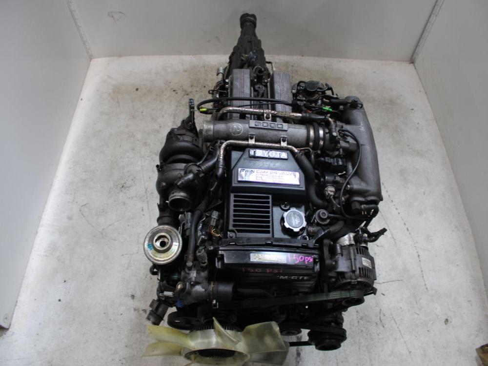 JDM 1986-1993 TOYOTA SUPRA 7M-GTE 3.0L TURBO ENGINE + A/T WIRE HARNESS & ECU: Image 5