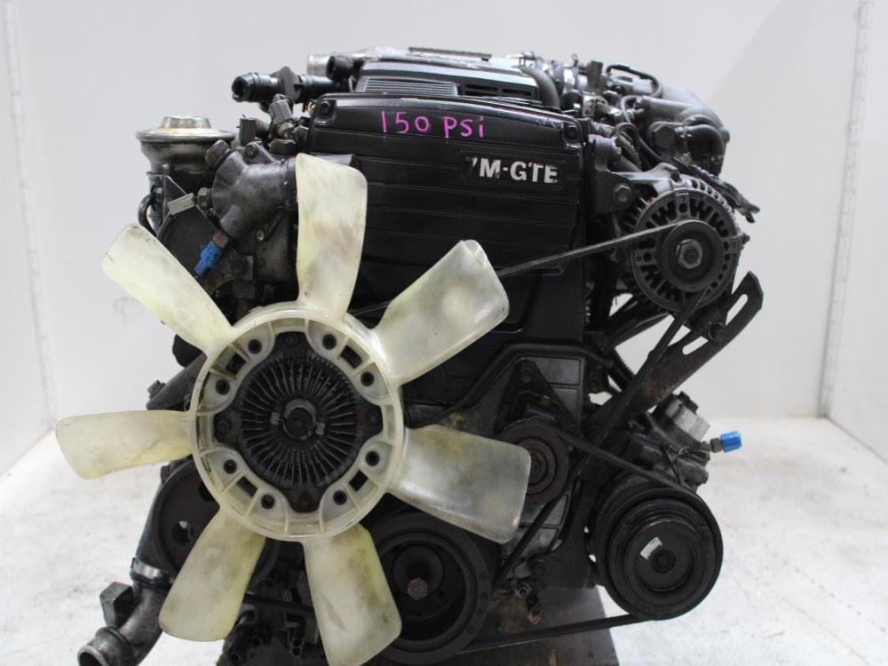 JDM 1986-1993 TOYOTA SUPRA 7M-GTE 3.0L TURBO ENGINE + A/T WIRE HARNESS & ECU: Image 6