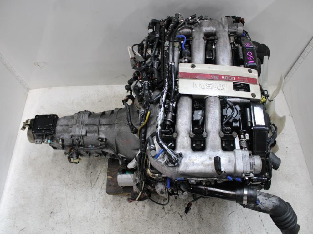 JDM 90-96 NISSAN 300ZX VG30DE-TT TWIN VX 3.0L TURBO ENGINE + 5SPEED M/T WIRING & ECU: Image 1