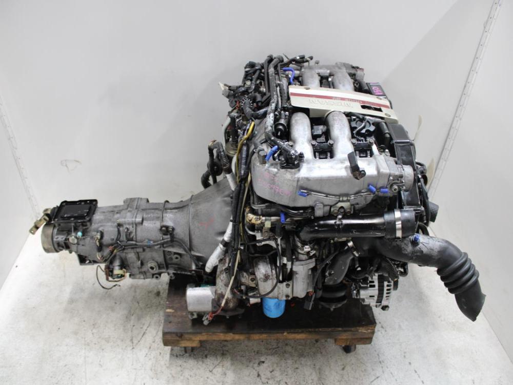 JDM 90-96 NISSAN 300ZX VG30DE-TT TWIN VX 3.0L TURBO ENGINE + 5SPEED M/T WIRING & ECU: Image 2