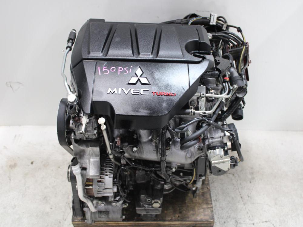 JDM 08-15 MITSUBISHI LANCER RALLIART EVO X 4B11 2.0L DOHC MIVEC  TURBO ENGINE WIRING AND ECU: Image 1