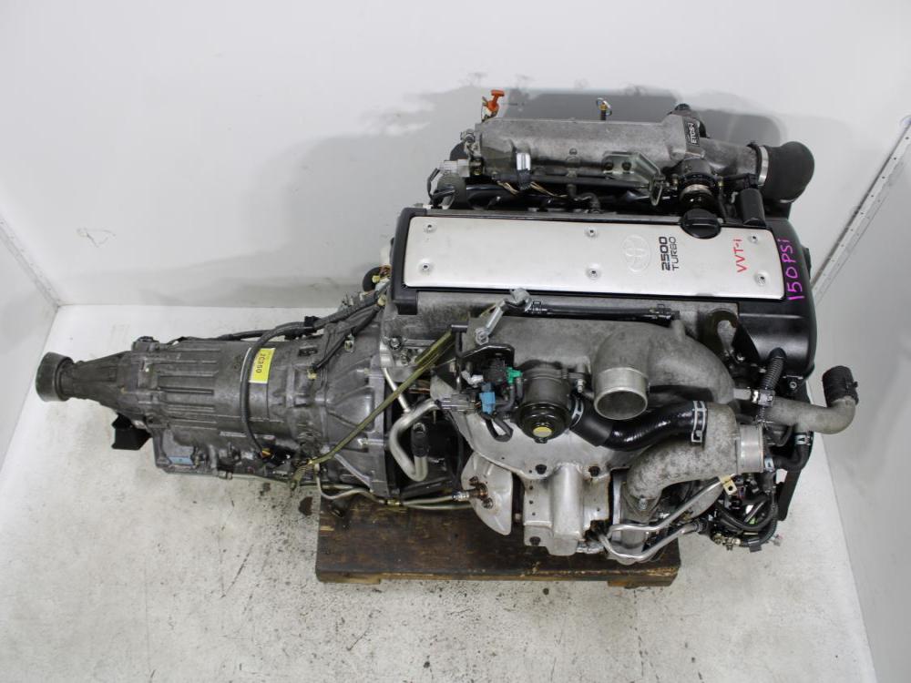 JDM 1JZ-GTE VVT-I TUBRO ENGINE 2.5L H6 WITH A/T WIRING&ECU FRONT SUMP: Image 4