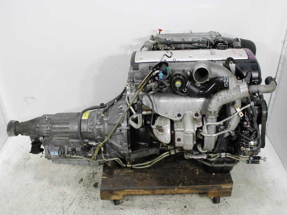 JDM 1JZ-GTE VVT-I TUBRO ENGINE 2.5L H6 WITH A/T WIRING&ECU FRONT SUMP: Image 5