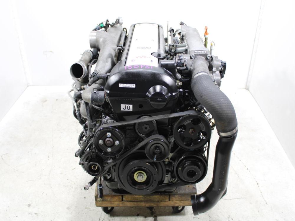 JDM 1JZ-GTE VVT-I TUBRO ENGINE 2.5L H6 WITH A/T WIRING&ECU FRONT SUMP: Image 8