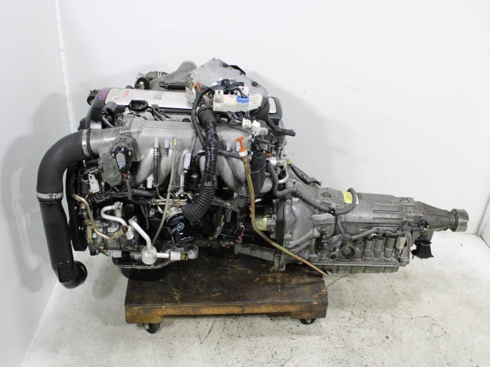 JDM 1JZ-GTE VVT-I TUBRO ENGINE 2.5L H6 WITH A/T WIRING&ECU FRONT SUMP: Image 2