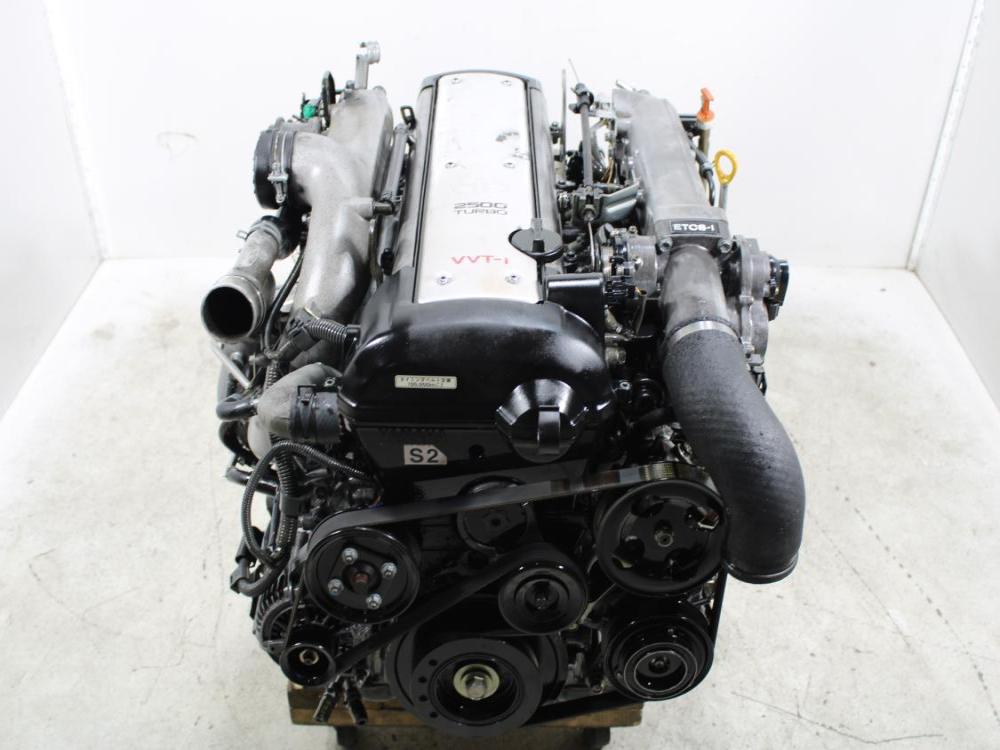 JDM 1JZ-GTE VVT-I TUBRO ENGINE 2.5L H6 WITH A/T WIRING&ECU FRONT SUMP: Image 5