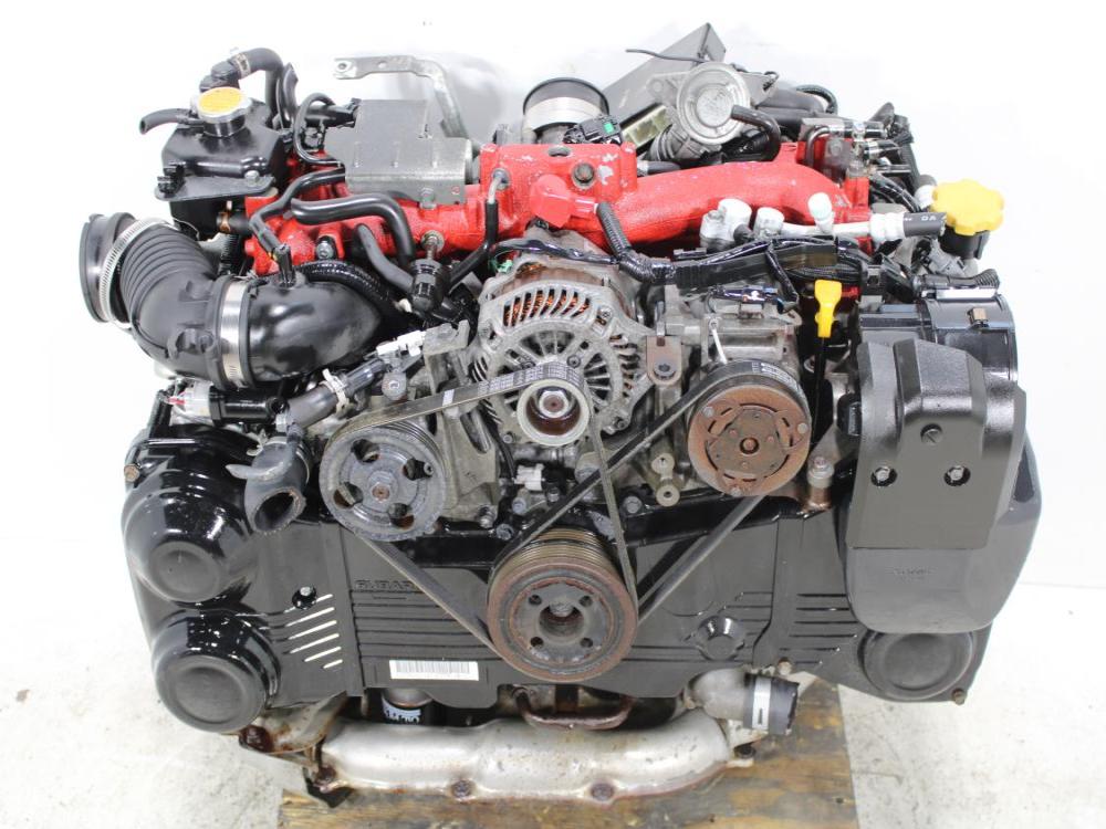 JDM 2008-2019 SUBARU WRX STI EJ257 2.5L DOHC TURBO AVCS ENGINE: Image 1