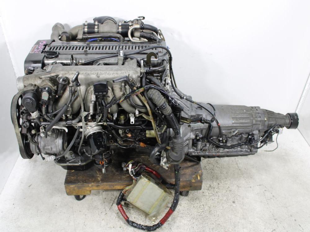 JDM 93-96 1JZ GTE front sump NonVVTi Twin Turbo 2.5L Engine Automatic Transmission Wiring & ECU: Image 1
