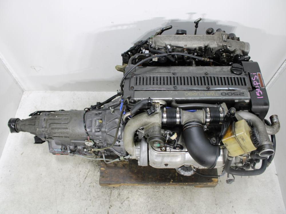 JDM 93-96 1JZ GTE front sump NonVVTi Twin Turbo 2.5L Engine Automatic Transmission Wiring & ECU: Image 7