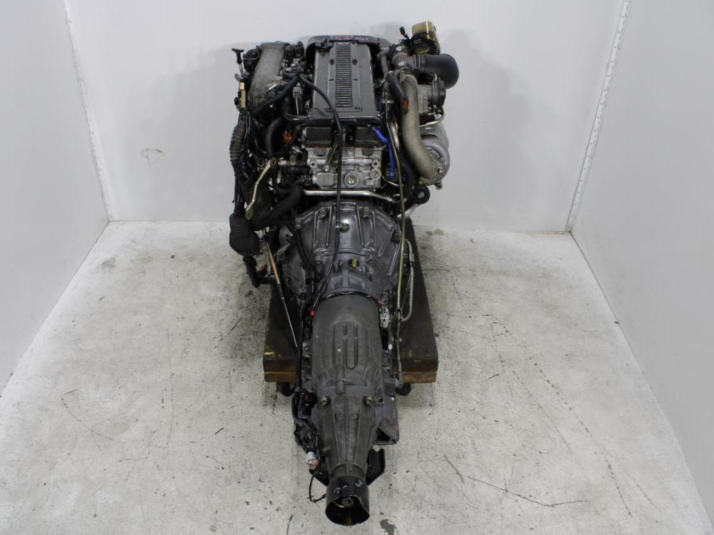 JDM 93-96 1JZ GTE front sump NonVVTi Twin Turbo 2.5L Engine Automatic Transmission Wiring & ECU: Image 11