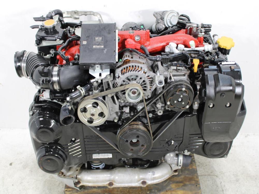 JDM 2008-2019 SUBARU WRX STI EJ257 2.5L DOHC TURBO AVCS ENGINE: Image 1