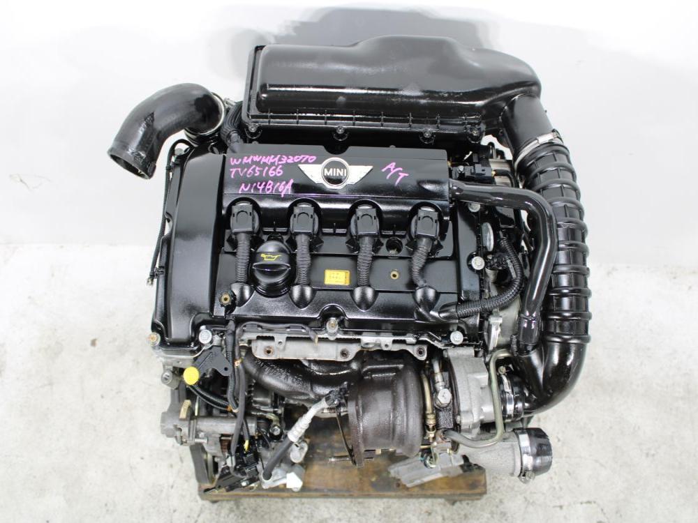 2007-2010 MINI COOPER-S N14B16AB 1.6L TURBOCHARGED ENGINE WITH WIRING AND ECU N14: Image 2