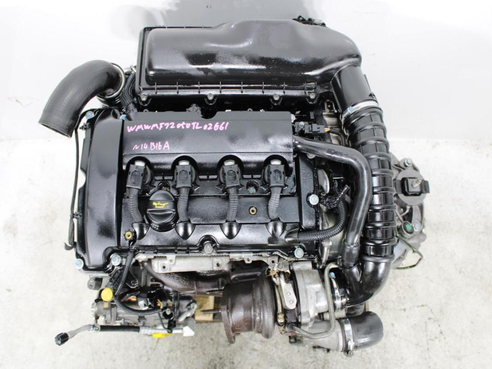 2007-2010 MINI COOPER S TURBOCHARGED N14 1.6L COMPLETE ENGINE WITH ECU & 6SPD M/T: Image 2