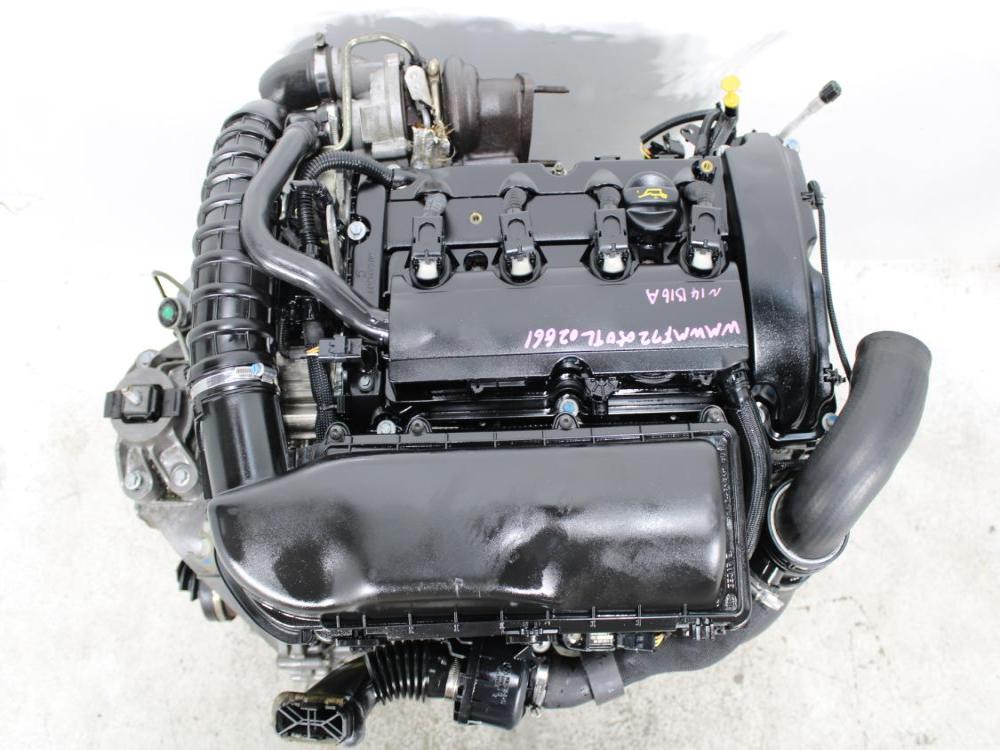 2007-2010 MINI COOPER S TURBOCHARGED N14 1.6L COMPLETE ENGINE WITH ECU & 6SPD M/T: Image 7
